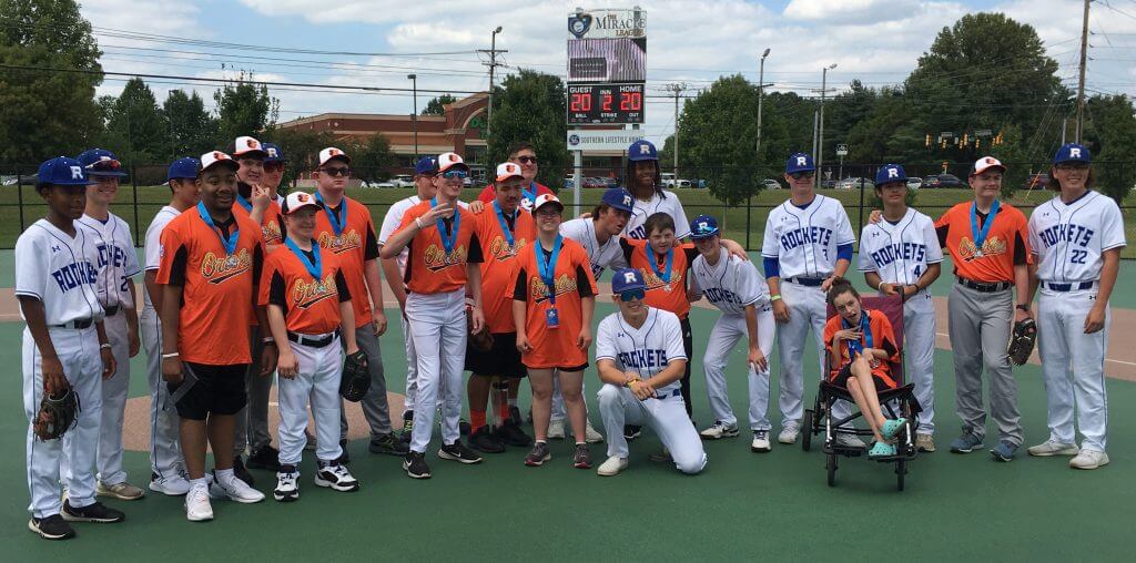 Philip with his Oriole team mates and buddies