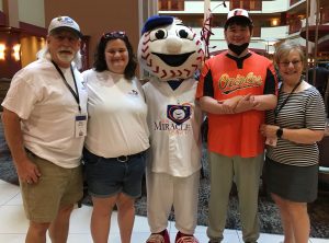 With Homer (Miracle League Mascot) 